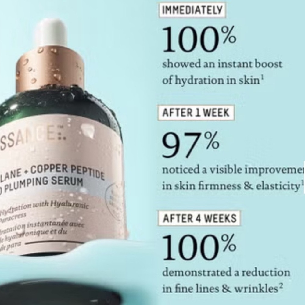 Biossance Green Squalane + Copper Peptide Serum NIB BG BOTTLE - Picture 7 of 11